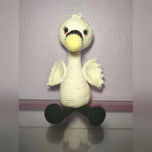 Crochet swan